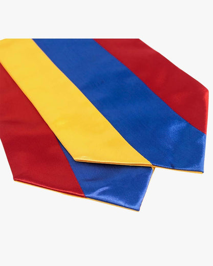 17 Country Flag Graduation Stoles Embroidery Sashes for Study Aboard International Students - Graduation Seller