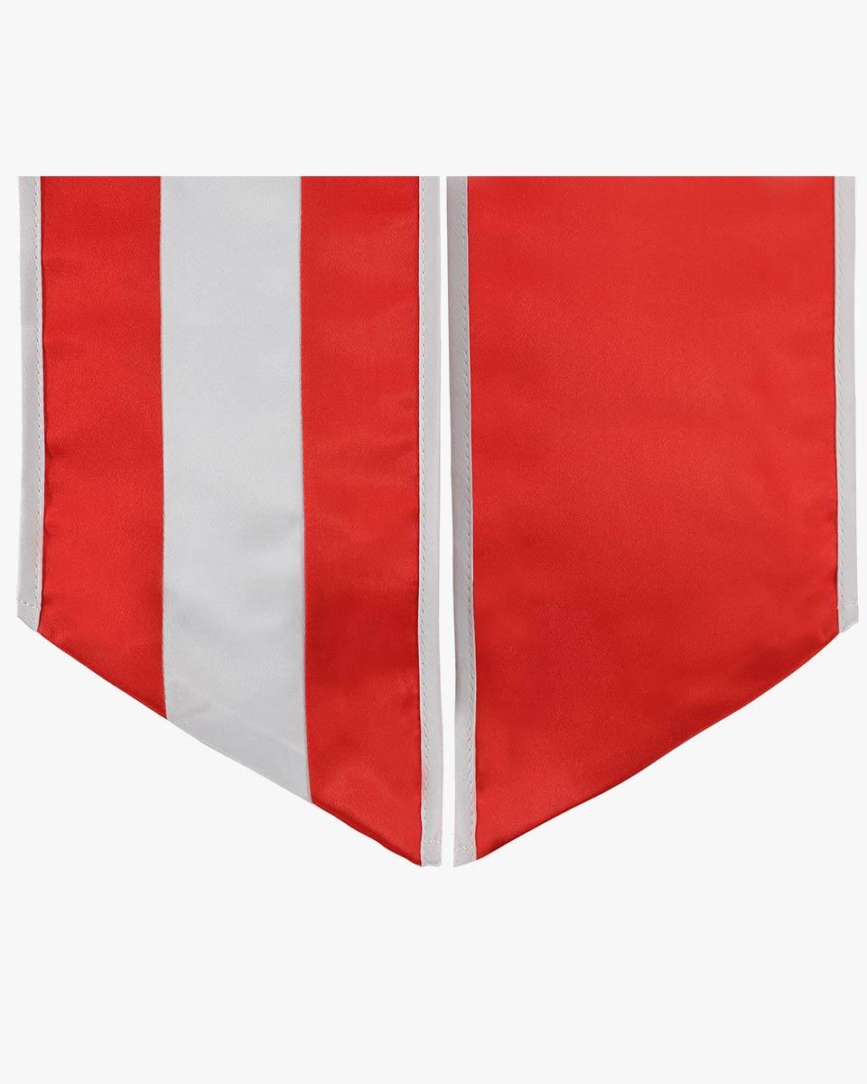 7 Mixed Flag Graduation Stoles Embroidery Sashes for Study Aboard Students - Graduation Seller