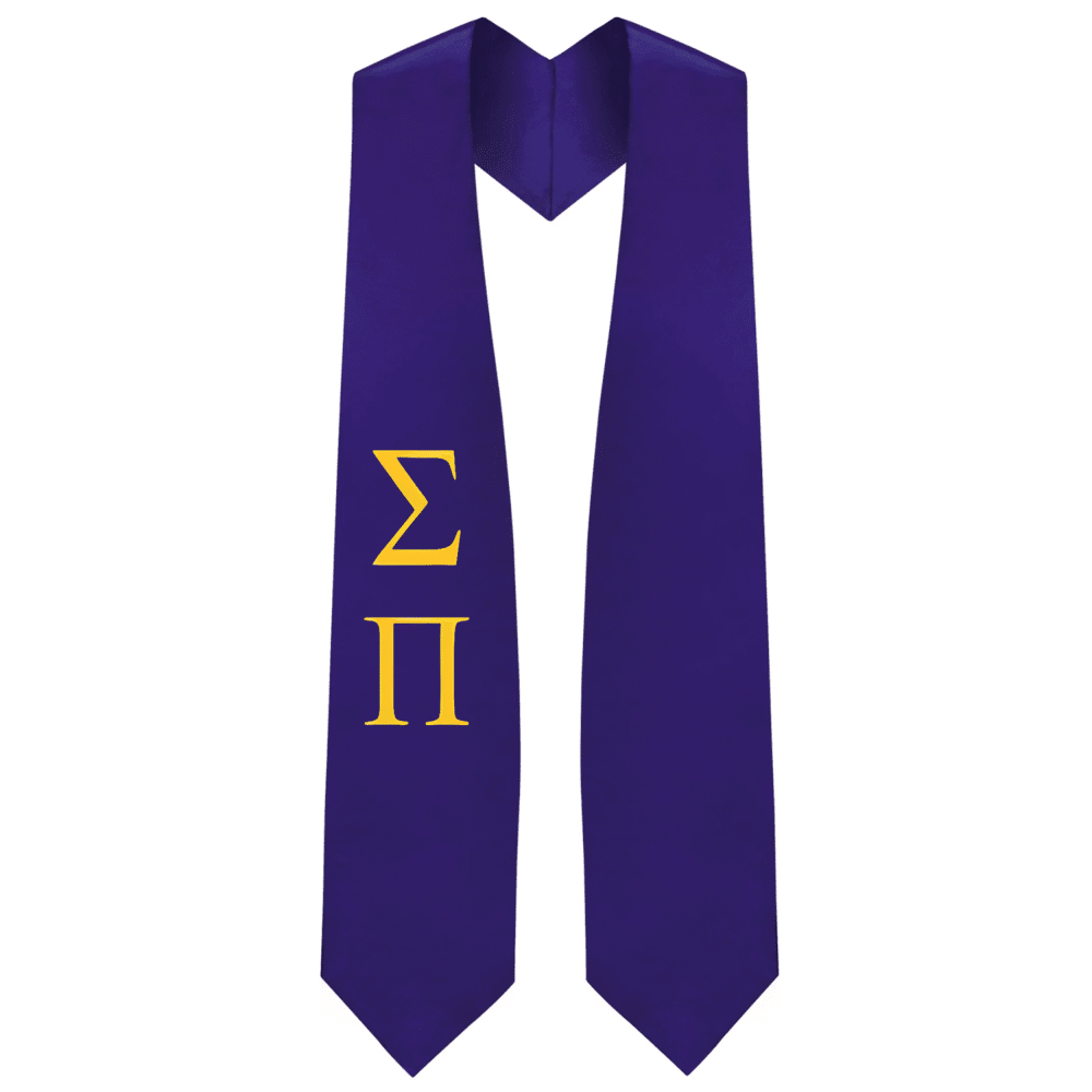 Sigma Pi Greek Lettered Stole - Graduation Seller