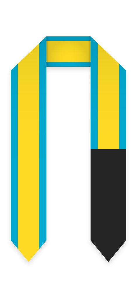 Bahamas Graduation Stole - Bahamas Flag Sash - Graduation Seller