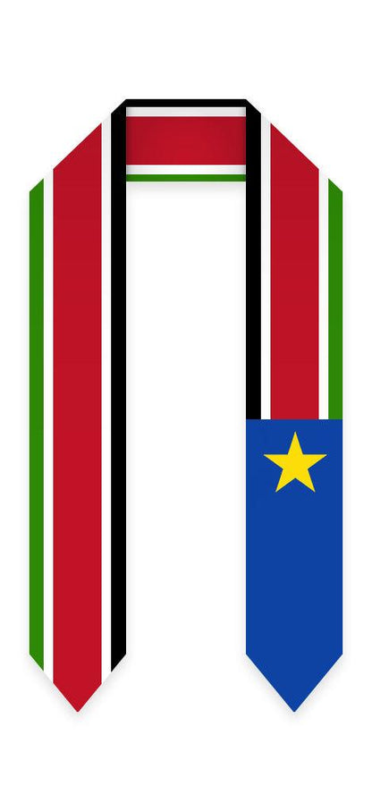 South Sudan Graduation Stole - South Sudan Flag Sash - Graduation Seller