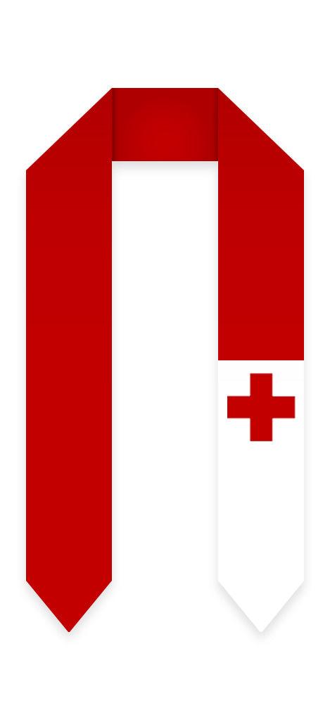 Tonga Graduation Stole - Tonga Flag Sash - Graduation Seller