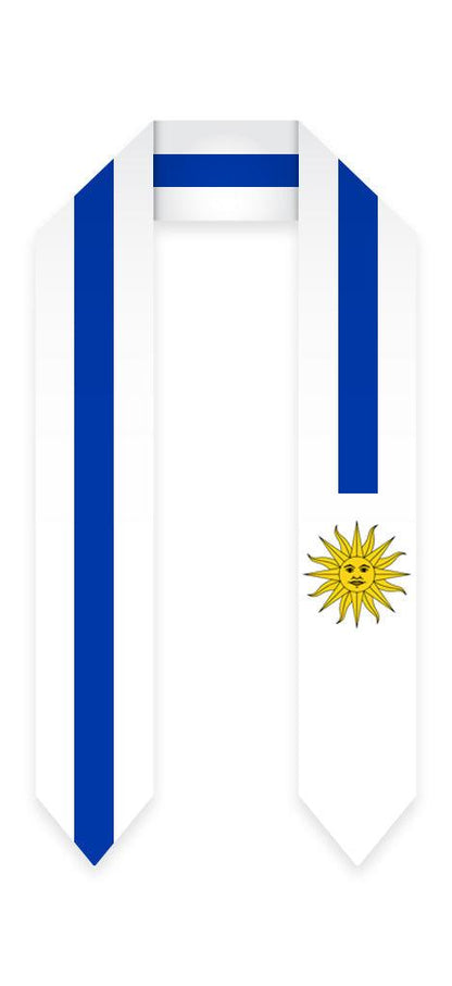 Uruguay Graduation Stole - Uruguayan Flag Sash - Graduation Seller