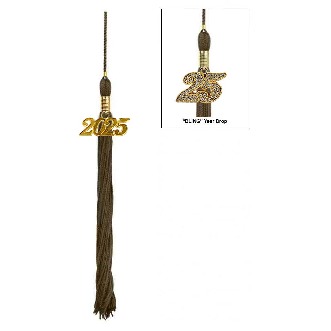 Shiny Brown Bachelors Academic Cap & Gown - Graduation Seller