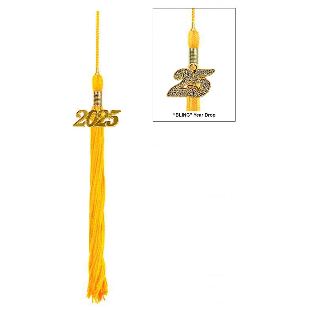 Matte Gold High School Cap & Tassel - Graduation Seller
