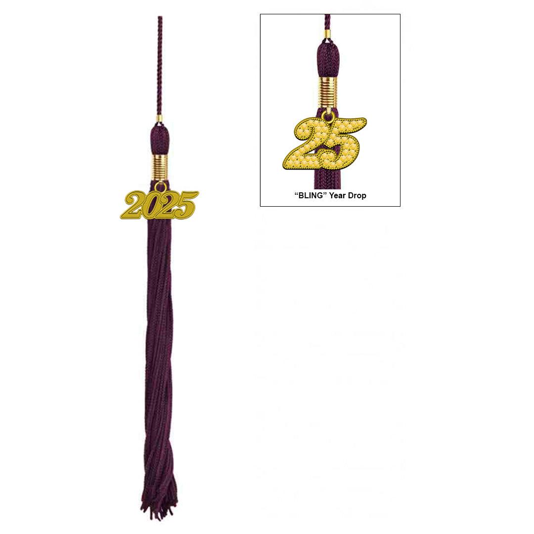 Shiny Maroon High School Cap & Gown - Graduation Seller