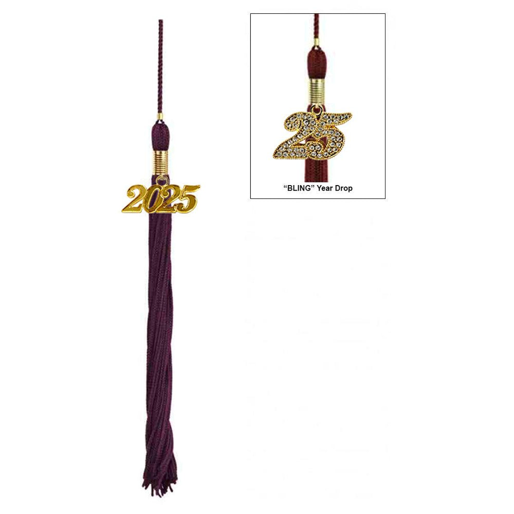 Shiny Maroon Elementary Cap & Tassel - Graduation Seller