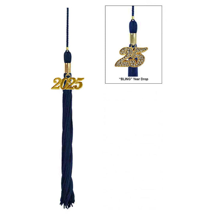 Matte Navy Blue High School Cap & Gown - Graduation Seller