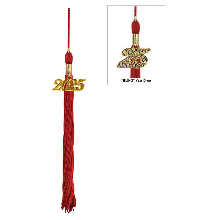 Shiny Red High School Cap & Gown - Graduation Seller
