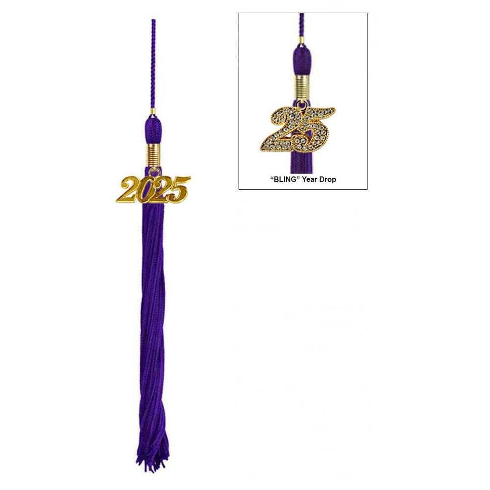 Shiny Purple Elementary Cap & Tassel - Graduation Seller