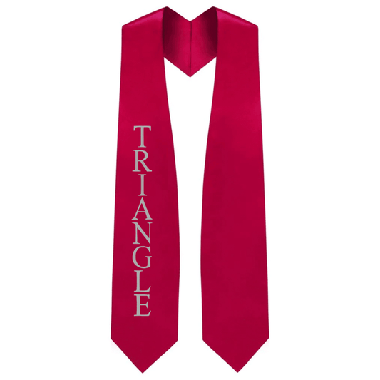 Triangle Greek Lettered Stole - Graduation Seller