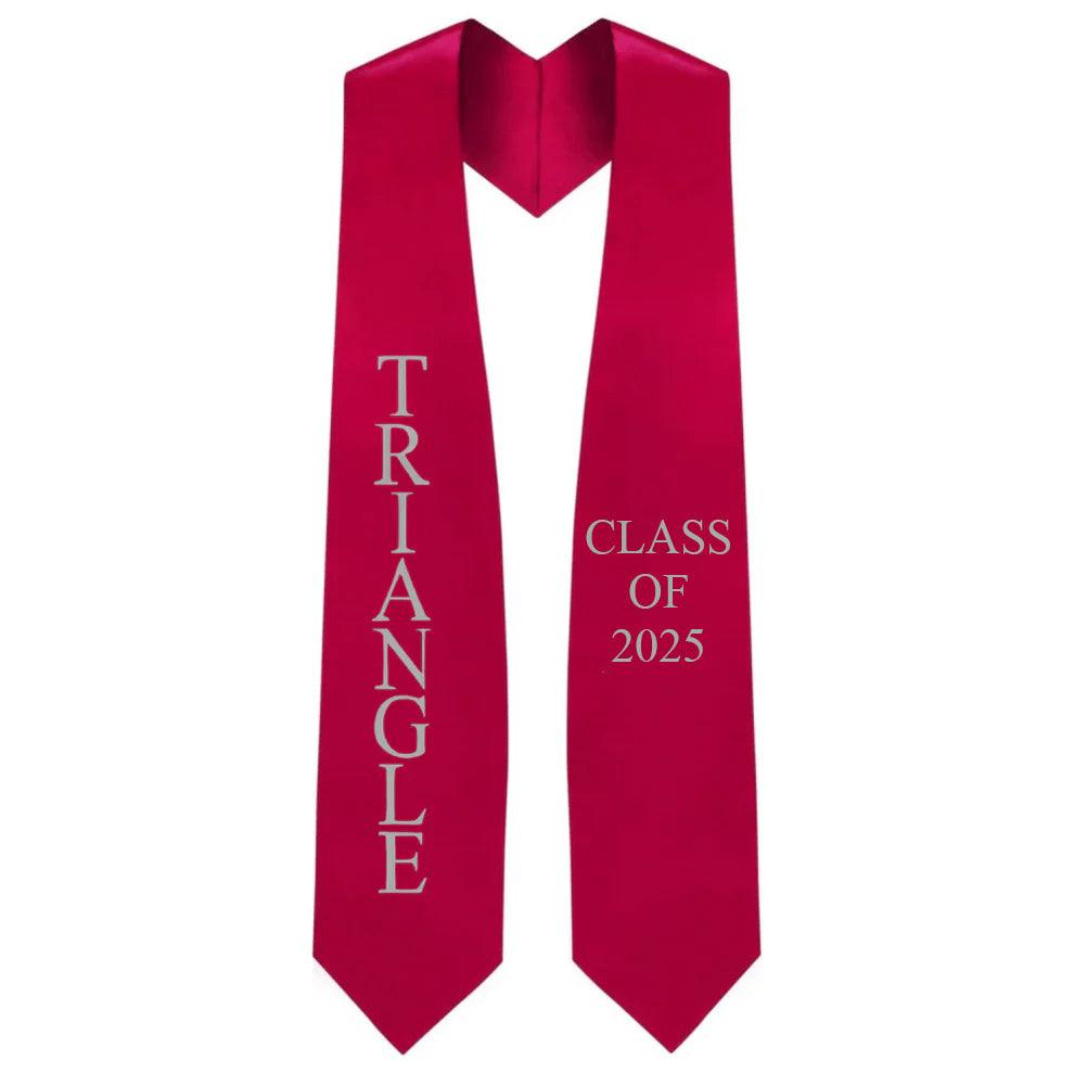 Triangle Lettered Stole W/ Year - Graduation Seller