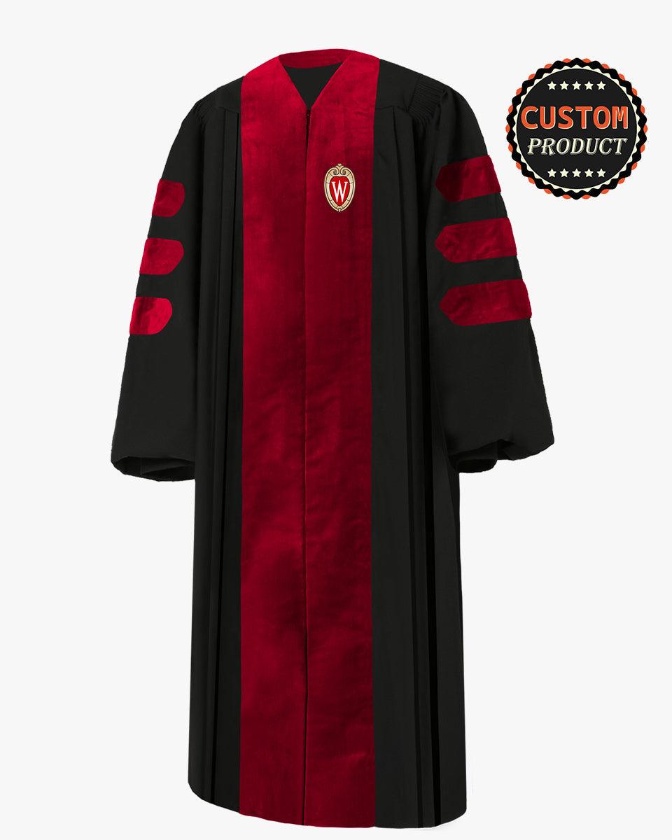 University of Wisconsin-Madison Doctoral Regalia Graduation Gown - Graduation Seller