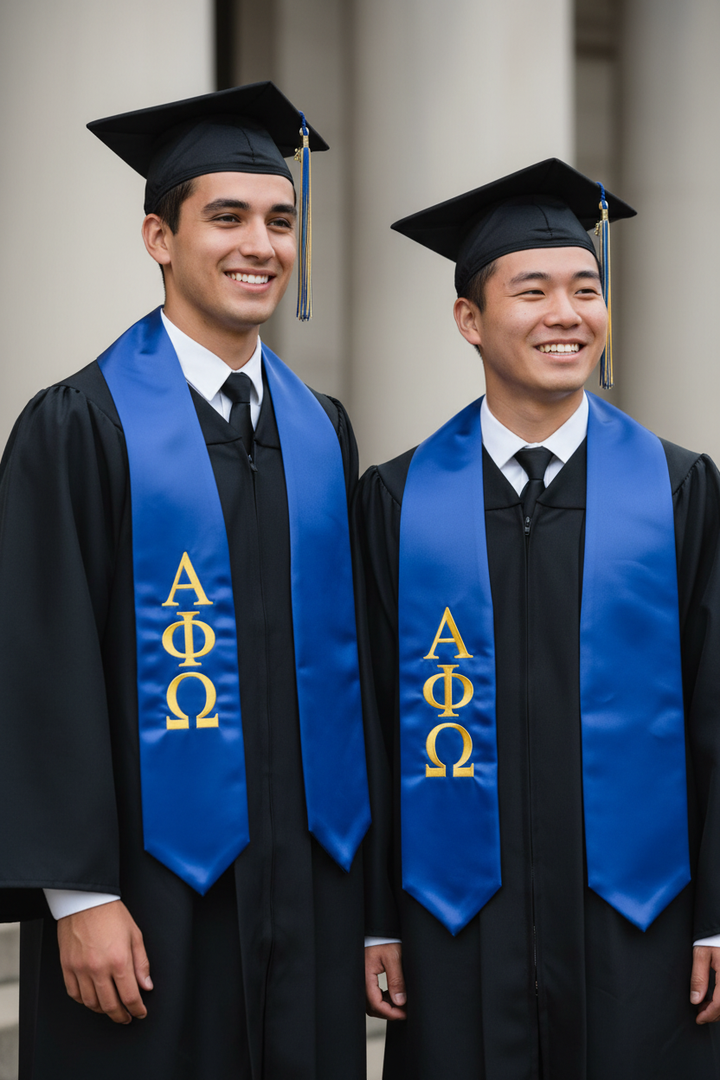 Alpha Phi Omega Greek Lettered Stole
