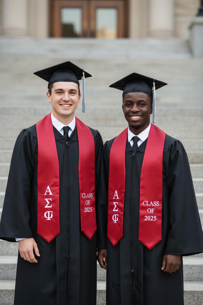 Alpha Sigma Phi Stole with Year