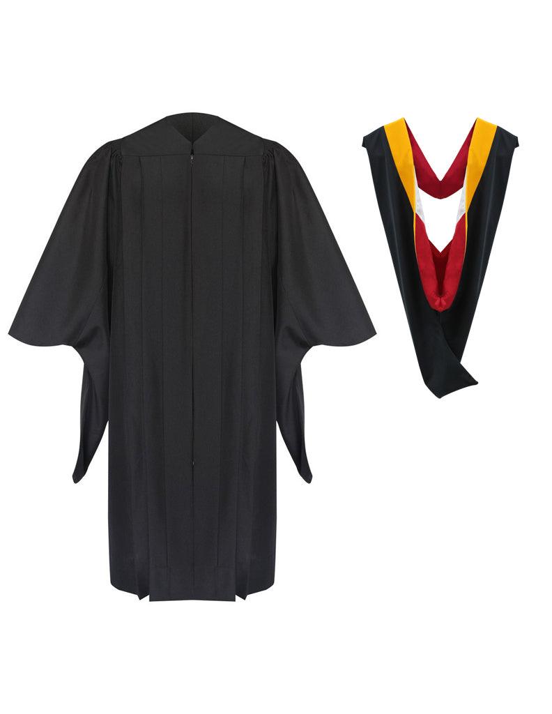 Deluxe Masters Gown & Hood Package - Graduation Seller