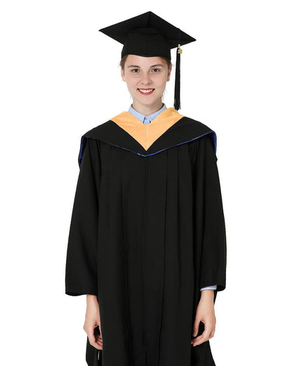 Deluxe Bachelor Hood - 15 Color Combinations Available - Graduation Seller