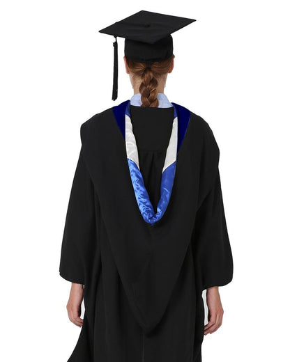 Deluxe Bachelor Hood - 15 Color Combinations Available - Graduation Seller