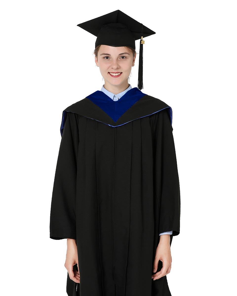 Deluxe Bachelor Hood - 15 Color Combinations Available - Graduation Seller