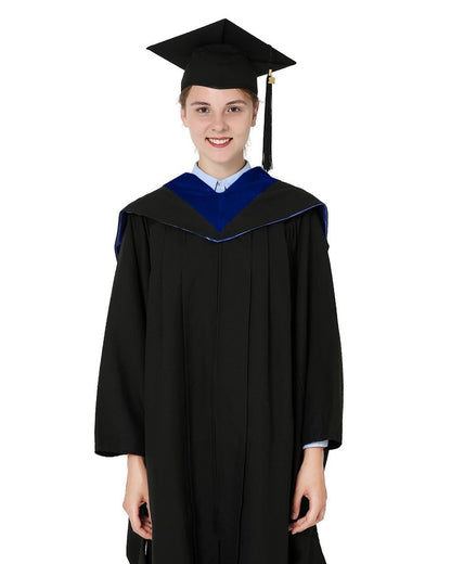 Deluxe Bachelor Hood - 15 Color Combinations Available - Graduation Seller