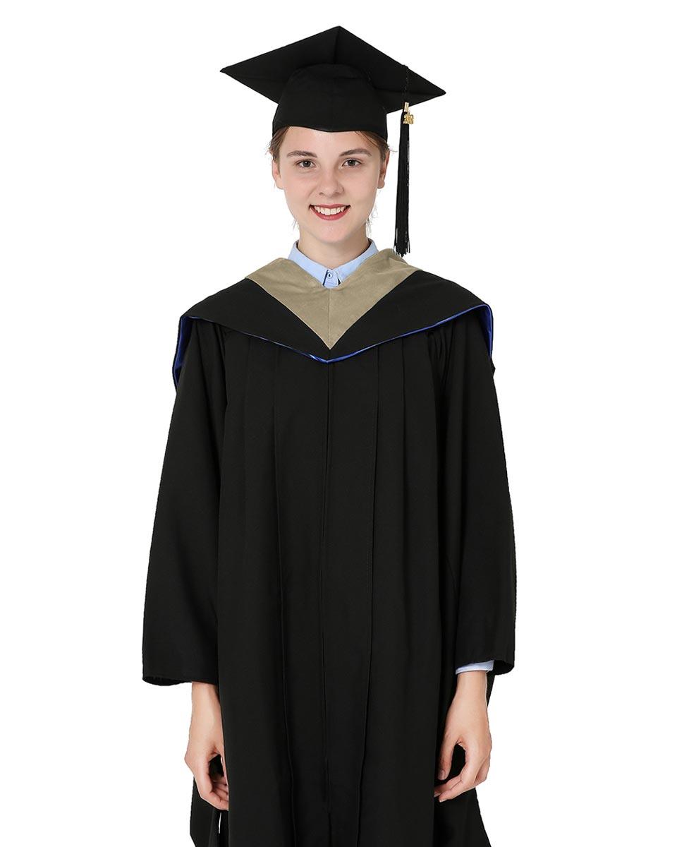 Deluxe Bachelor Hood - 15 Color Combinations Available - Graduation Seller