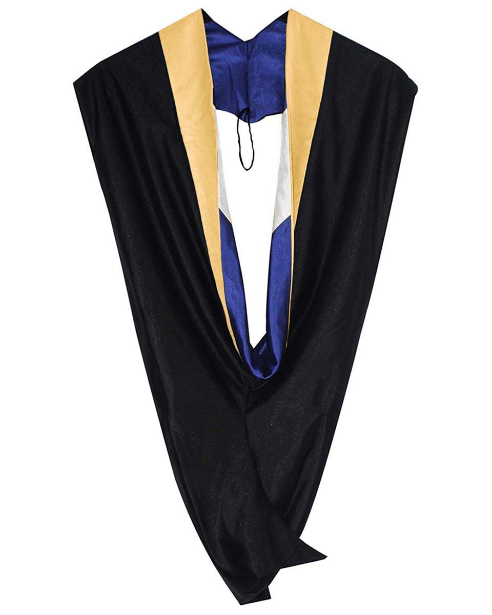 Deluxe Bachelor Hood - 15 Color Combinations Available - Graduation Seller