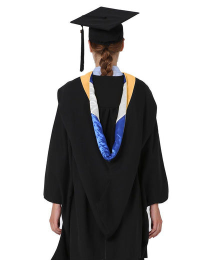Deluxe Bachelor Hood - 15 Color Combinations Available - Graduation Seller