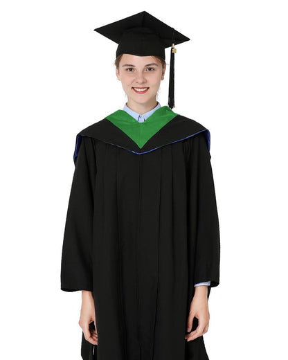 Deluxe Bachelor Hood - 15 Color Combinations Available - Graduation Seller