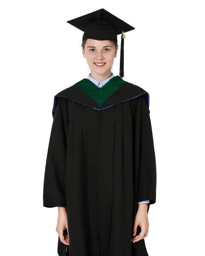 Deluxe Bachelor Hood - 15 Color Combinations Available - Graduation Seller