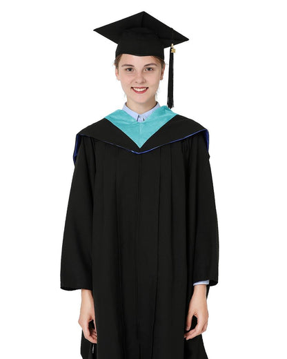 Deluxe Bachelor Hood - 15 Color Combinations Available - Graduation Seller