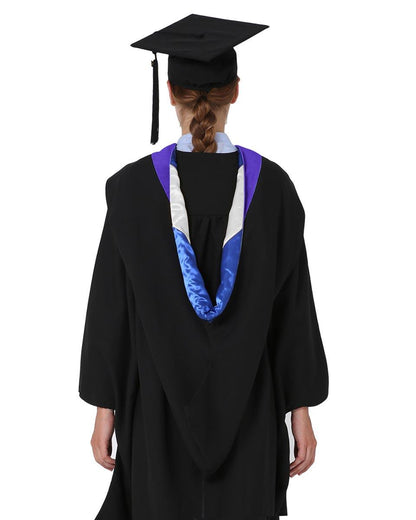 Deluxe Bachelor Hood - 15 Color Combinations Available - Graduation Seller