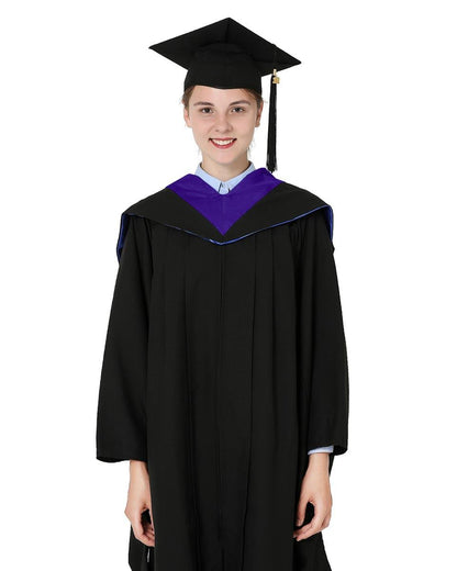 Deluxe Bachelor Hood - 15 Color Combinations Available - Graduation Seller