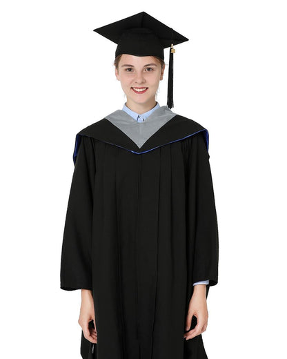 Deluxe Bachelor Hood - 15 Color Combinations Available - Graduation Seller