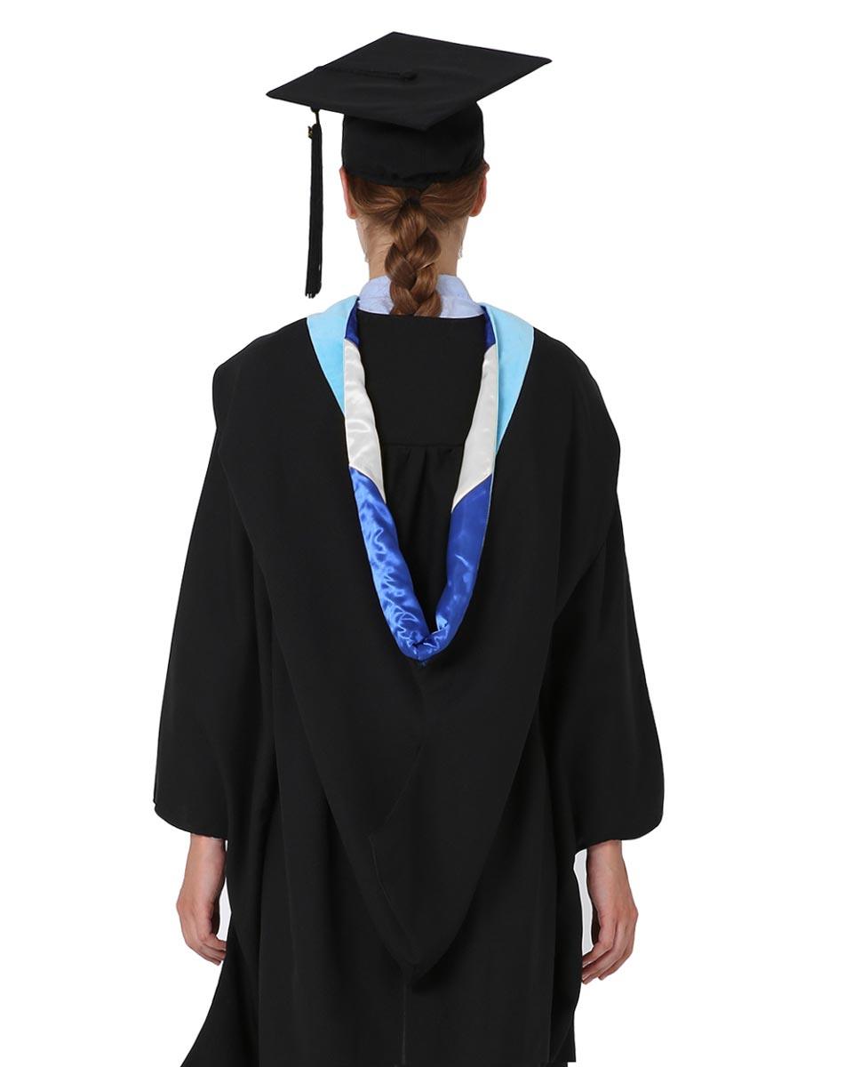 Deluxe Bachelor Graduation Cap Gown Hood Package - Graduation Seller