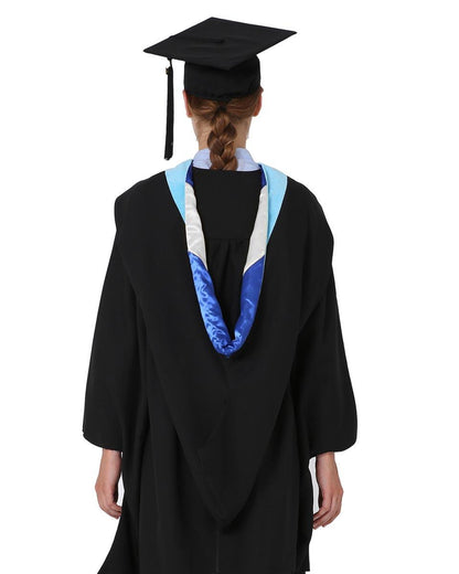 Deluxe Bachelor Hood - 15 Color Combinations Available - Graduation Seller
