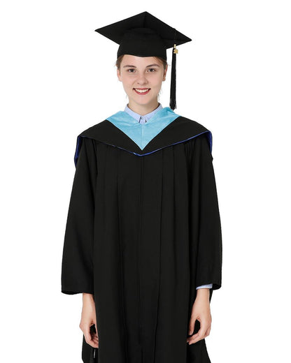 Deluxe Bachelor Hood - 15 Color Combinations Available - Graduation Seller