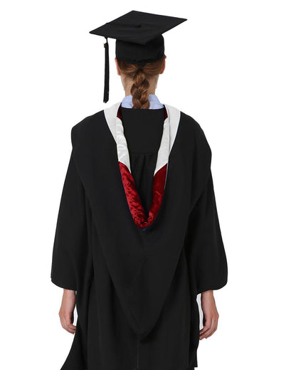 Deluxe Bachelor Hood - 15 Color Combinations Available - Graduation Seller