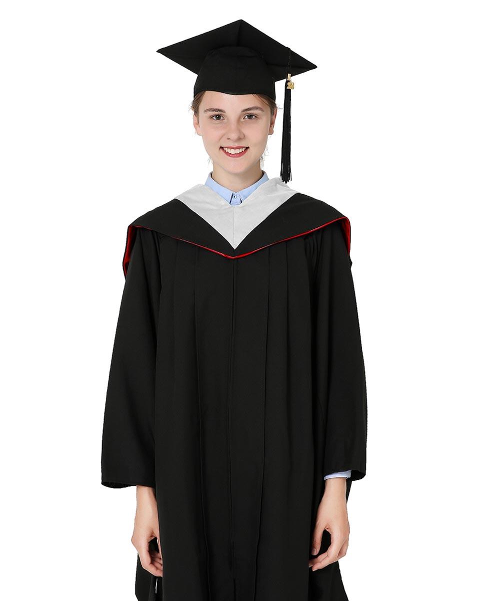 Deluxe Bachelor Hood - 15 Color Combinations Available - Graduation Seller