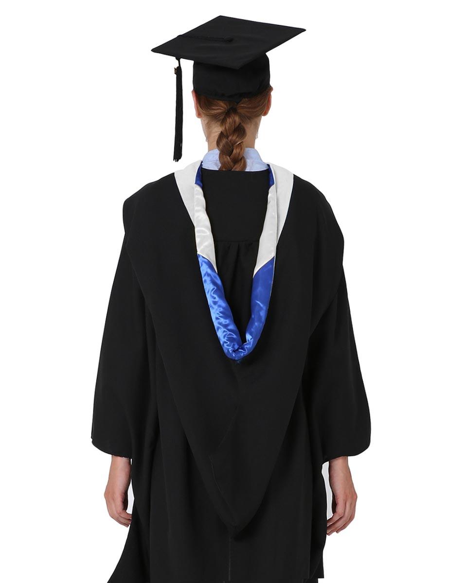 Deluxe Bachelor Hood - 15 Color Combinations Available - Graduation Seller
