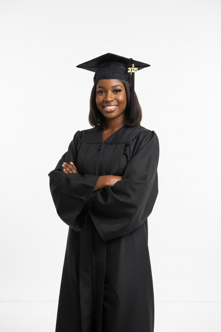 Cal State San Bernardino Matte Black Cap Gown