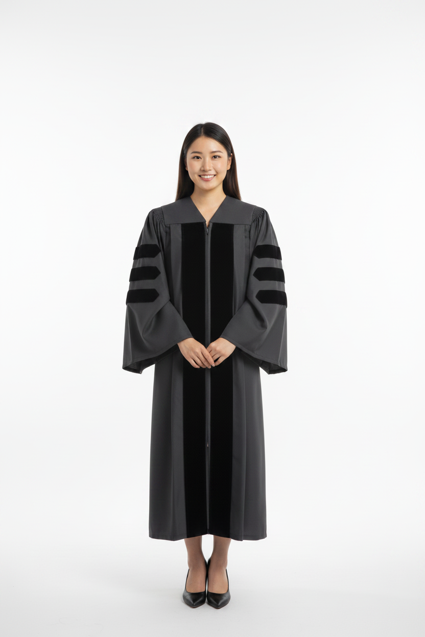 Classic Doctoral Academic Gown 重新生成