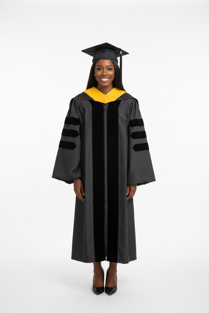 Classic Doctoral Gown Hood Package