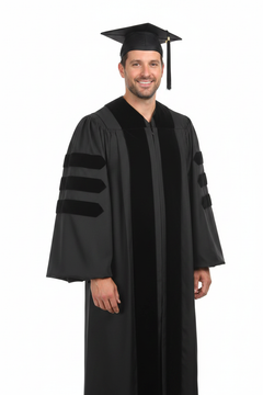 Classic Doctoral Graduation Gown
