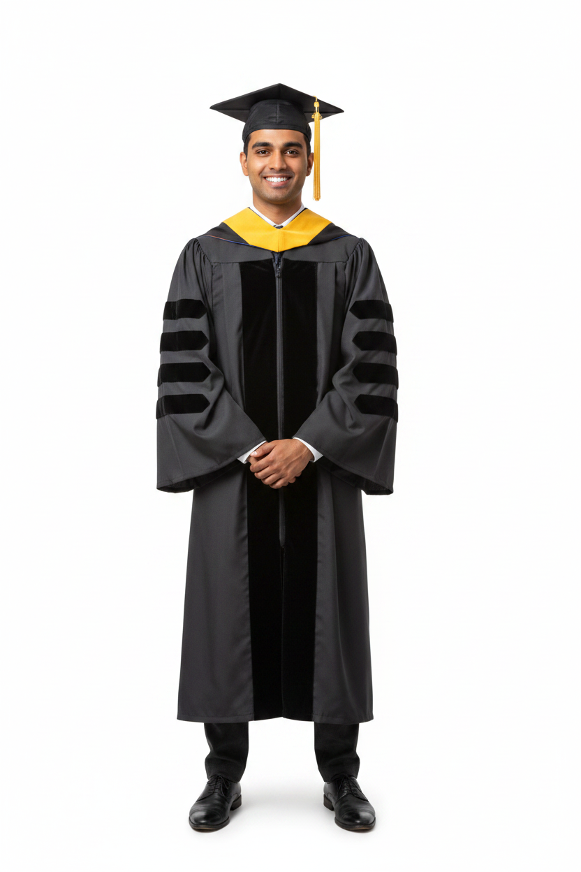 Classic Doctoral Tam Gown Hood Package