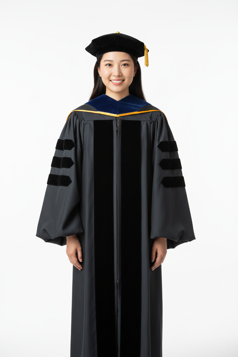 Classic UC Berkeley Doctoral Regalia 模特展示图