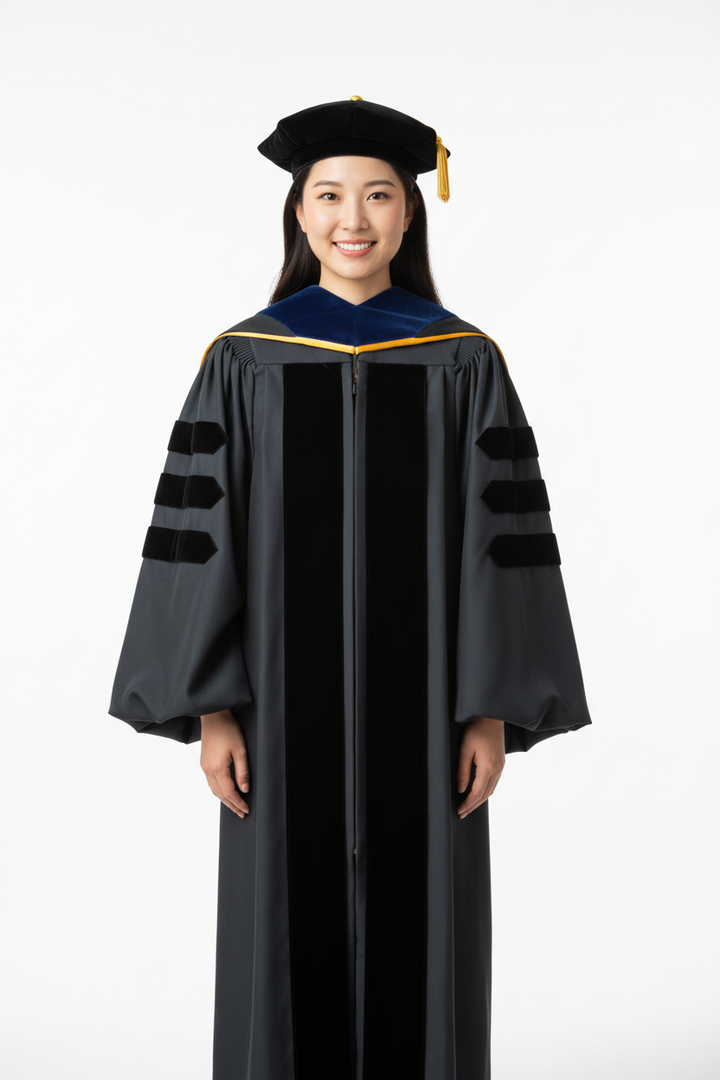 Classic UC Berkeley Doctoral Regalia 模特展示图