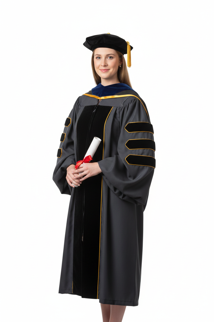 Classic UC Riverside Doctoral Regalia 模特展示图