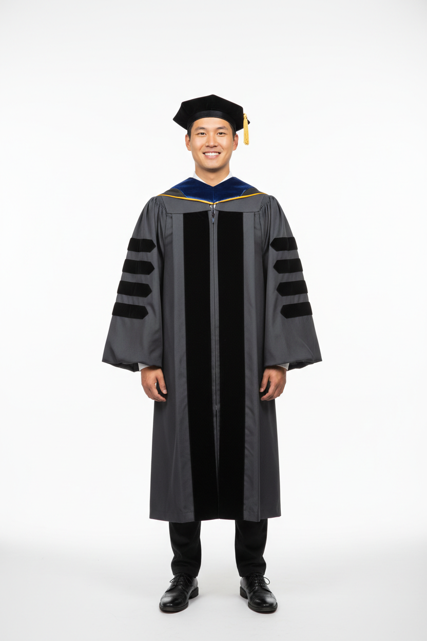 Classic UC San Diego Doctoral Regalia 模特展示图