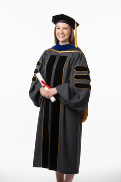 Classic Doctoral Regalia Package for UC Santa Cruz Graduation