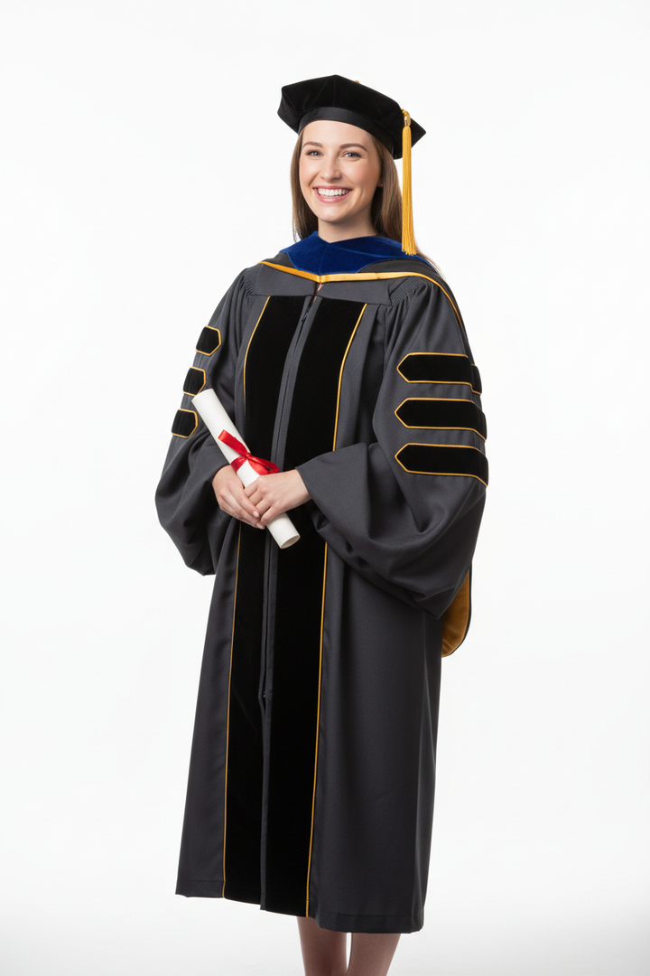 Classic UC Santa Cruz Doctoral Regalia 模特展示图